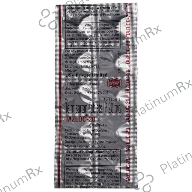 Tazloc 20mg Tablet 10s
