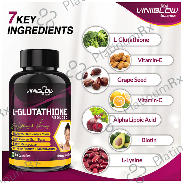 Viniiglow Botanics L-Glutathione Reduced Capsule