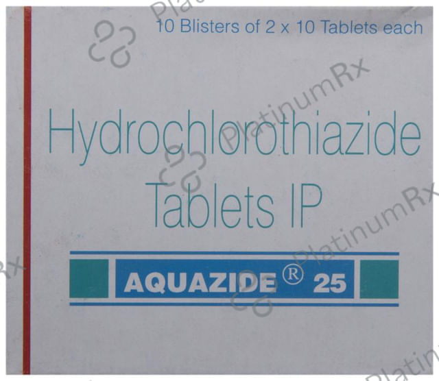 Aquazide 25mg Tablet 10s