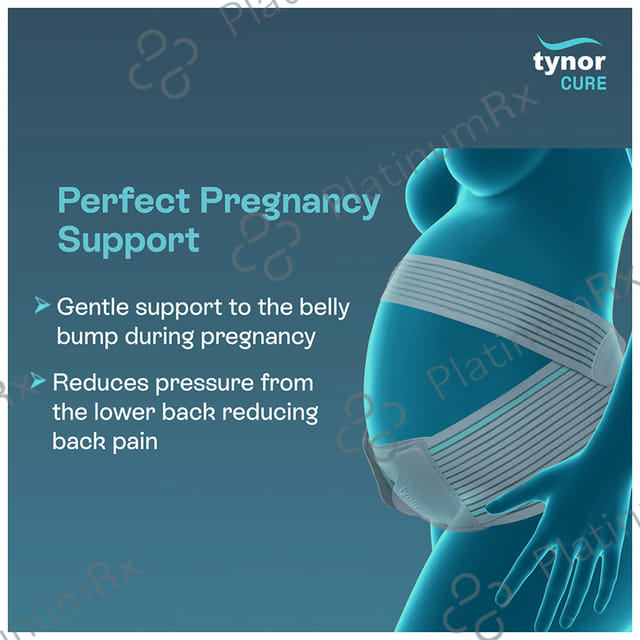 Tynor A 20 Pregnancy Back Support Belt Small Grey