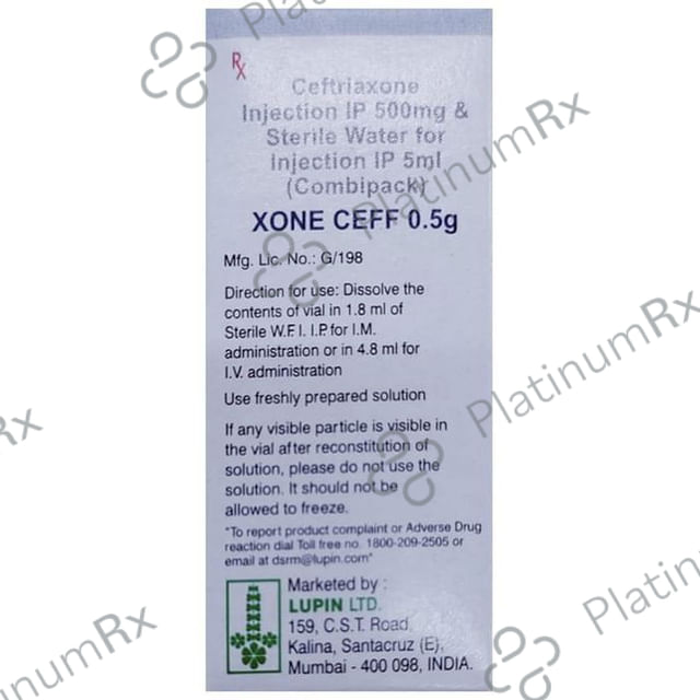 Xone Ceff 500mg Injection