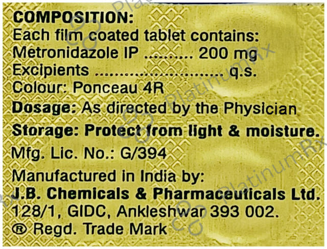 Metrogyl 200mg Tablet 20s