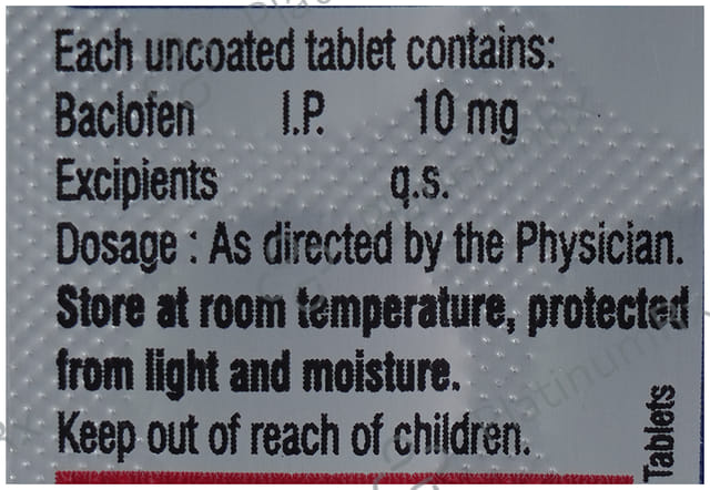 Bacloqube 10mg Tablet 10s