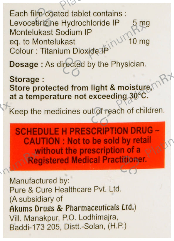 Montbery LC 10/5mg Tablet 15s