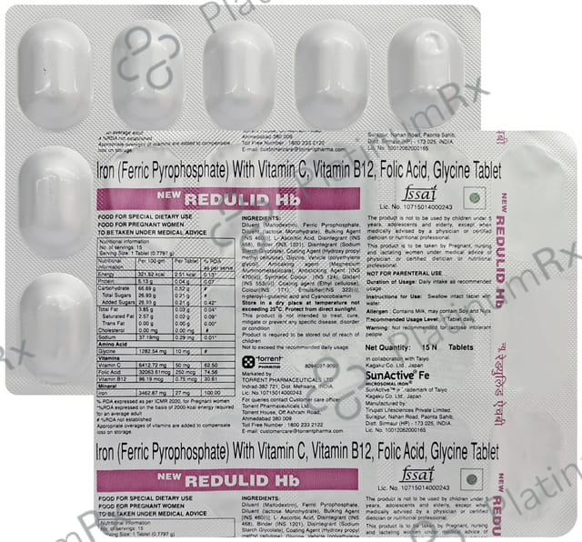 New Redulid HB Tablet 15s