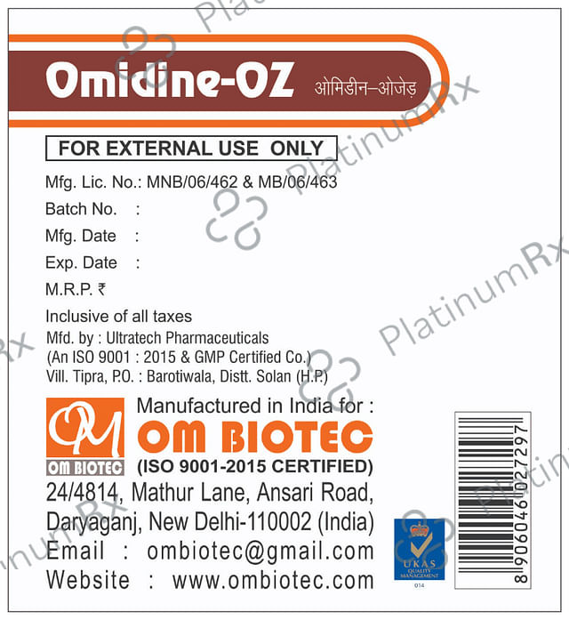 Omidine-OZ Ointment