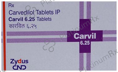 Carvil 6.25mg Tablet 10s