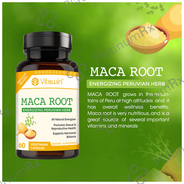 Vitawin Maca Root Vegetarian Capsule
