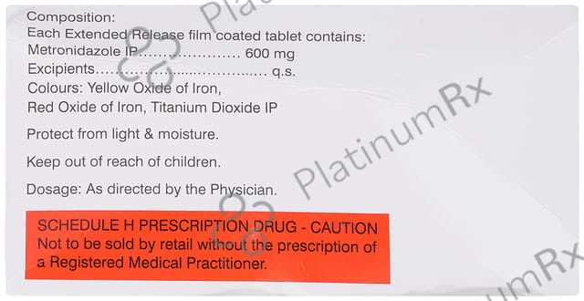 Metrogyl ER 600mg Tablet ER 10s