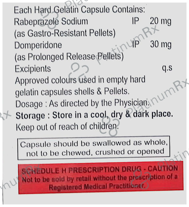 Mgrab D 30mg/20mg Capsule SR 10s