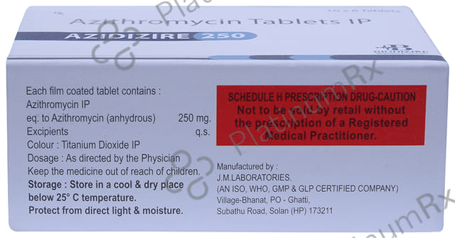 Azidizire 250 Tablet