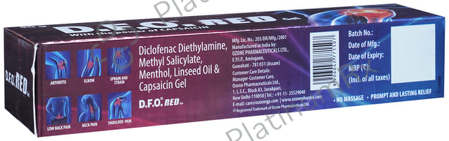 D.F.O. Red Gel 50gm