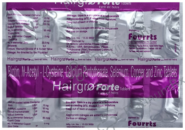 Hairgro Forte Tablet 10s