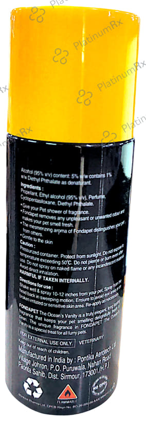 Fondapet Deodorizing Body Spray