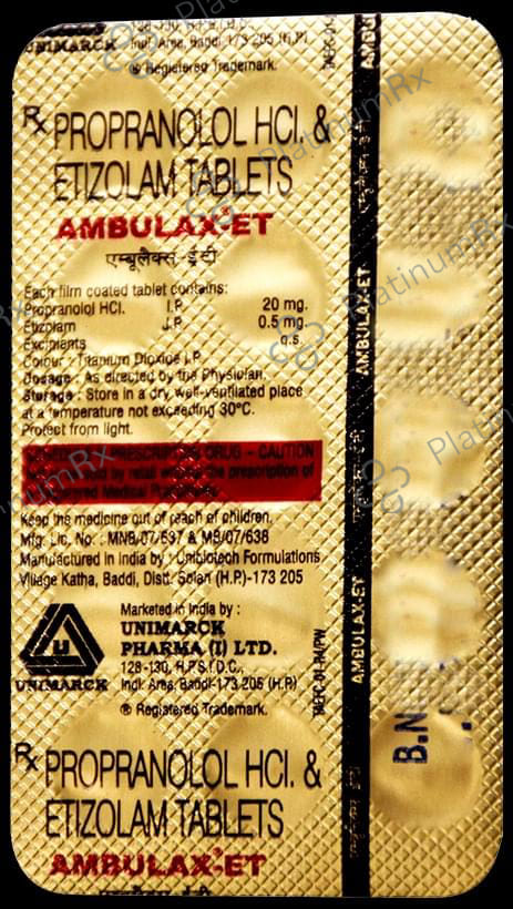 Ambulax-ET Tablet 15 Tablet