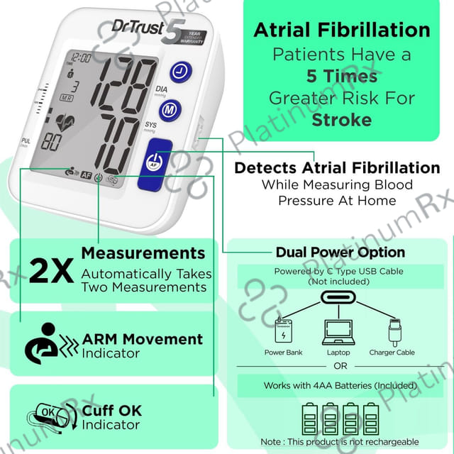 Dr Trust Accutrack BP Monitor 130