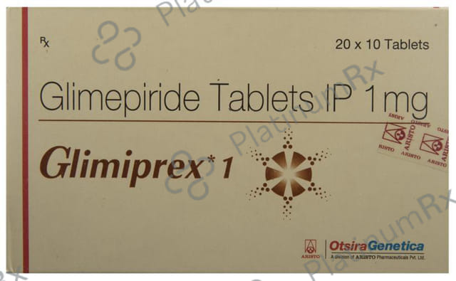 Glimiprex 1mg Tablet 10s