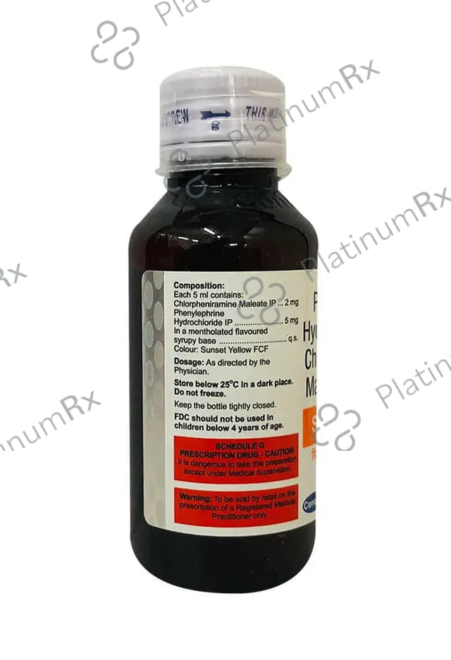 New Sinarest AF 2/5mg Orange Flavour Syrup 75ml