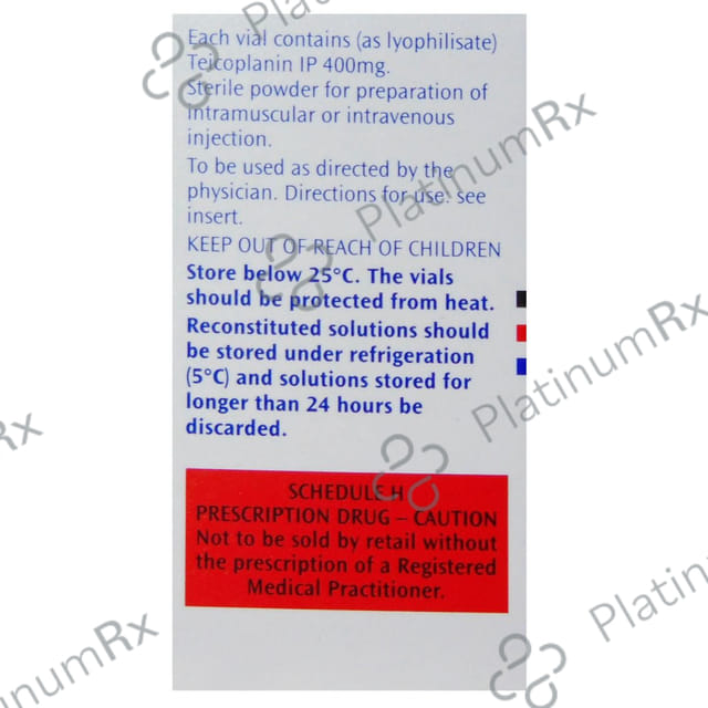 Targocid 400mg Injection 1s