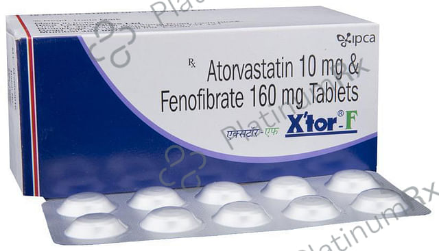 Xtor F 10/160mg Tablet 10s