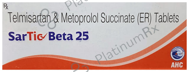 SarTic Beta 25mg Tablet ER 10s