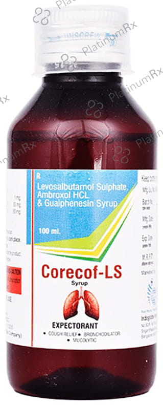Corecof LS 15/50/1.25mg Syrup 100ml