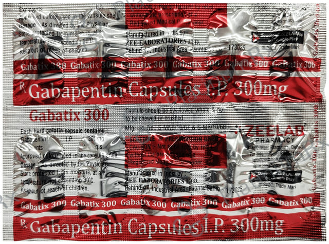 Gabatix 300mg Capsule 10s