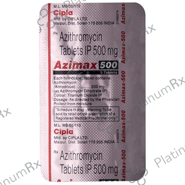 Azimax 500 Tablet 3 Tablet