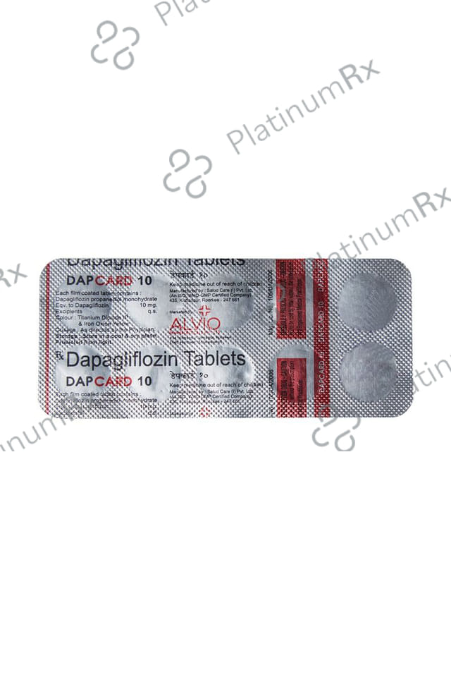 Dapcard 10mg Tablet