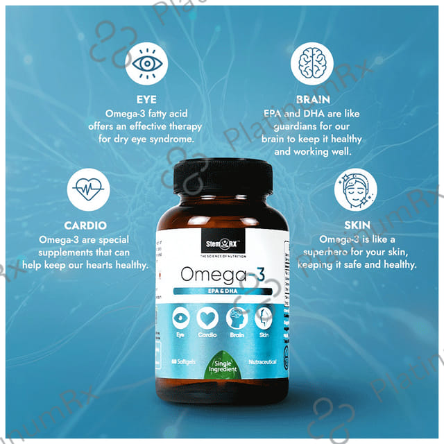 StemRx Omega 3 Softgel 60s