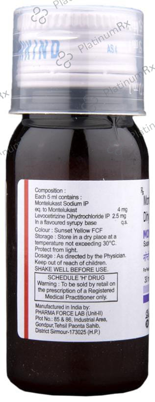 Monticope 2.5/4mg Oral Suspension 30ml