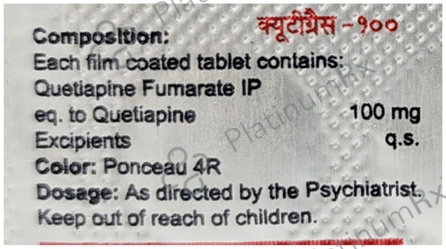 Quetigress 100mg Tablet 10s
