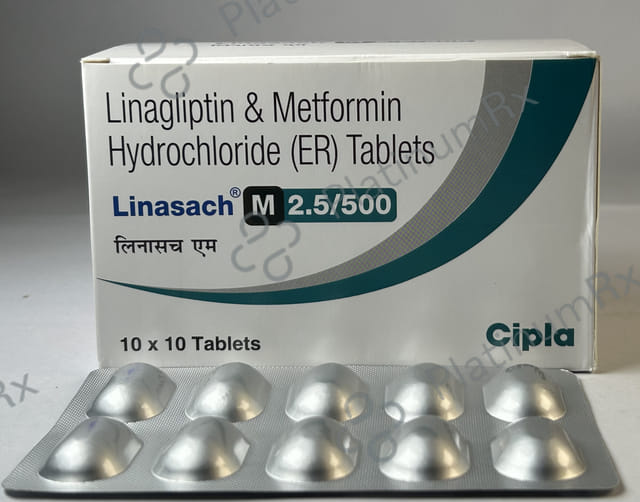 Linasach M 2.5/500mg Tablet ER 10s