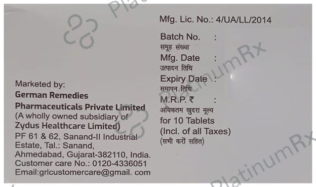 Metglenide G 1/500mg Tablet PR 10s