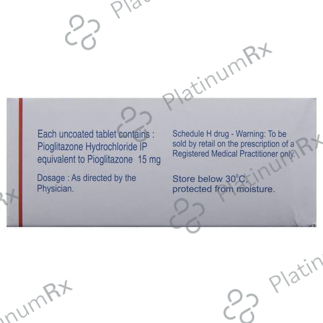 Pioglar 15mg Tablet 10s