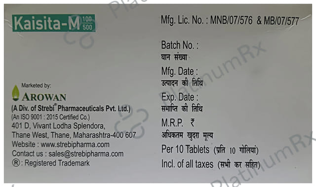 Kaisita-M 100/500 Tablet ER