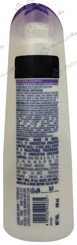 Dove Daily Shine Therapy Shampoo 340ml