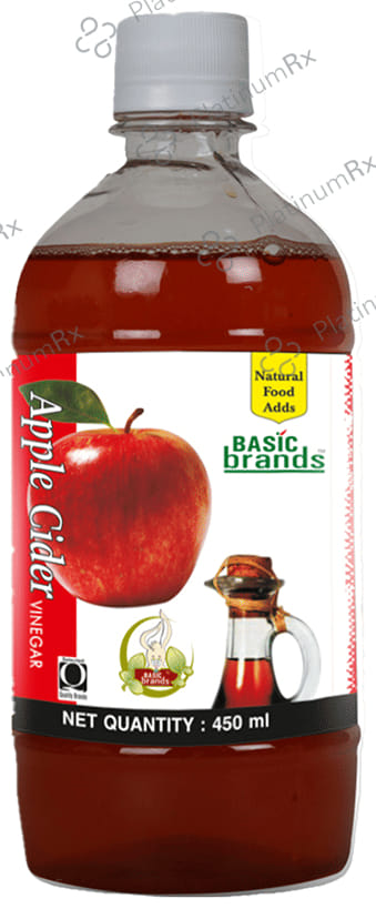 Basic Ayurveda Apple Cider Vinegar ACV for Weight Management 450 ml
