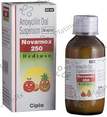 Novamox 250mg Rediuse Oral Suspension 60ml