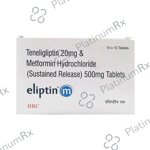 Eliptin M 500/20mg Tablet SR 15s