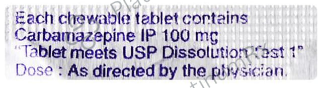 Tegrital 100mg Chewable Tablet 10s