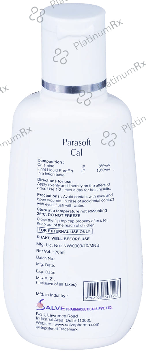 Parasoft Cal Lotion