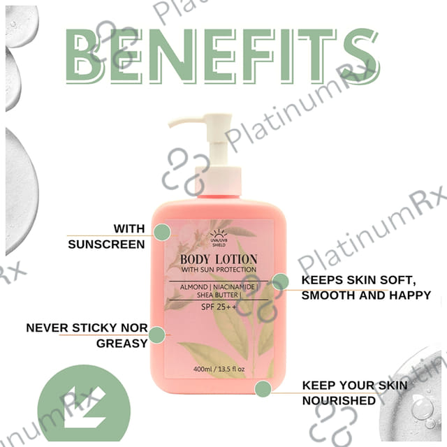 House of Beauty with Sun Protection SPF 25++ Body Lotion 400ml