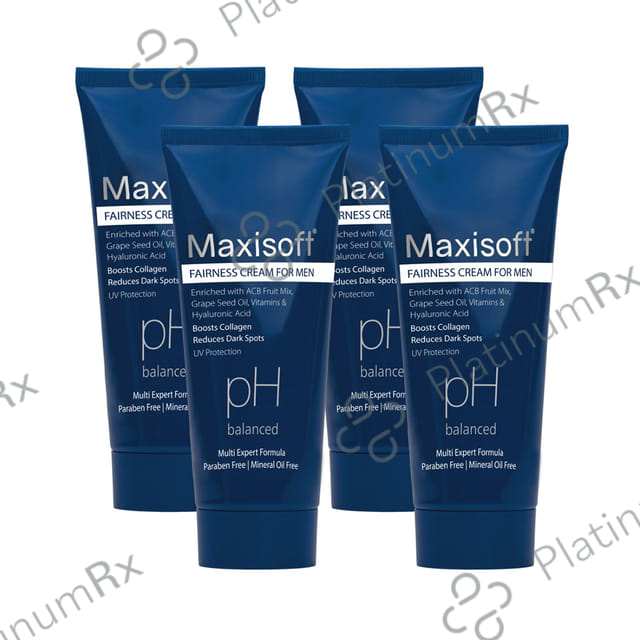 Maxisoft Fairness Cream for Men (50gm Each) 4 Tubes