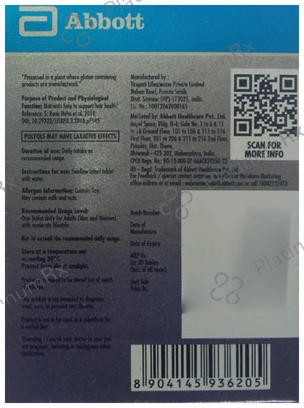 New Follihair Gluten Free Tablet 30s
