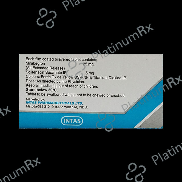 Megatas S 25/5mg Tablet ER 10s