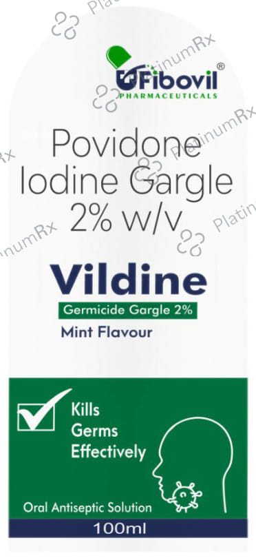 Vildine Germicide Gargle 2% Mint