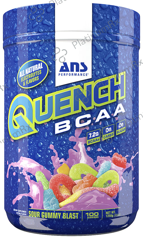 ANS Performance Sour Gummy Blast Quench BCAA Powder 1250 gm