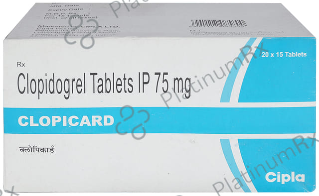Clopicard 75mg Tablet 15s