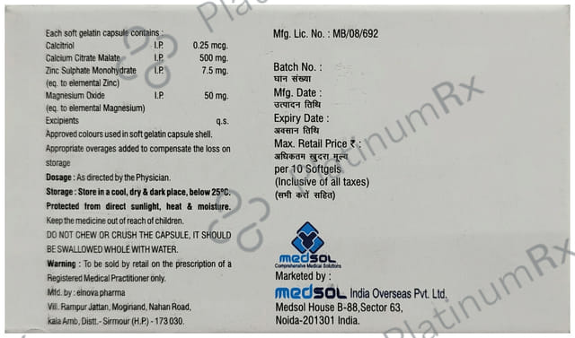 OsteoPlus-M Soft Gelatin Capsule